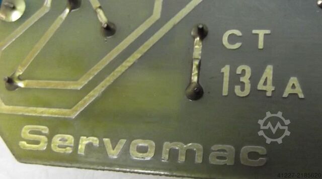 Ellenőrző kártya Servomac CT 134A