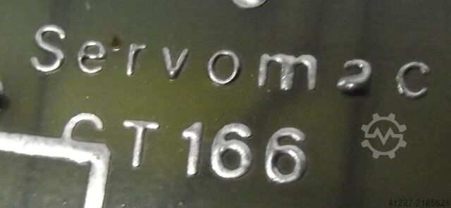 Cartão de controlo Servomac CT 166