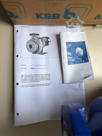 Pompa de apă KSB ETABLOC G 050-125/302 G10 KSB ETABLOC G 050-125/302 G10