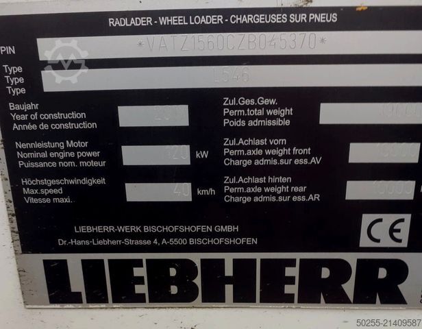 Radlader LIEBHERR L 546 kein 524 538 542 TipTop k!!!