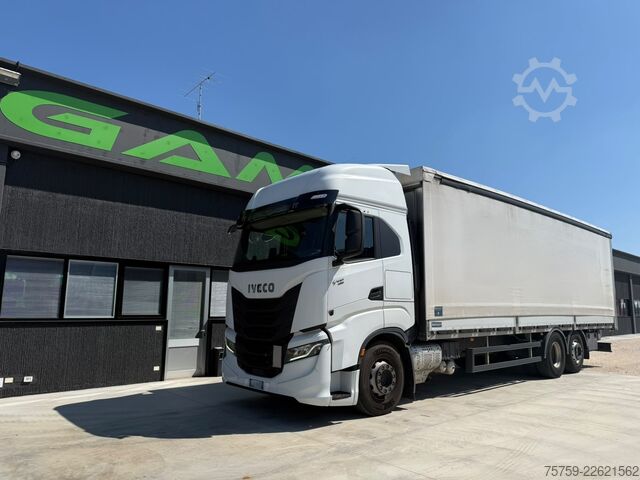 Camião plataforma com lona Iveco S-Way 260SY48 Pritsche 9.60m mit Plane