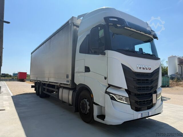 Camião plataforma com lona Iveco S-Way 260SY48 Pritsche 9.60m mit Plane