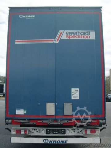 Poluprikolica sa flatbed & tarpaulinom Krone SDP 27 Mega Liftachse Hubdach