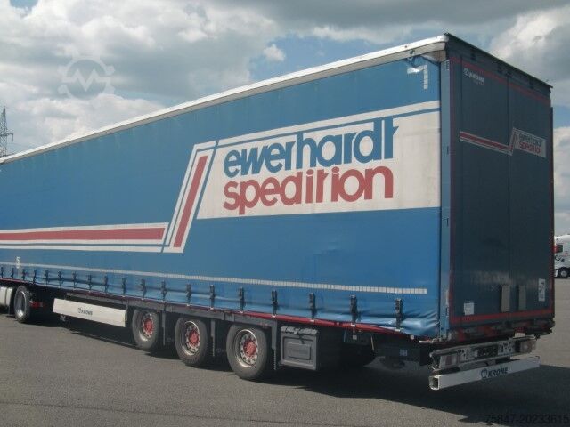Aanhangwagen met dieplader & dekzeil Krone SDP 27 Mega Liftachse Hubdach