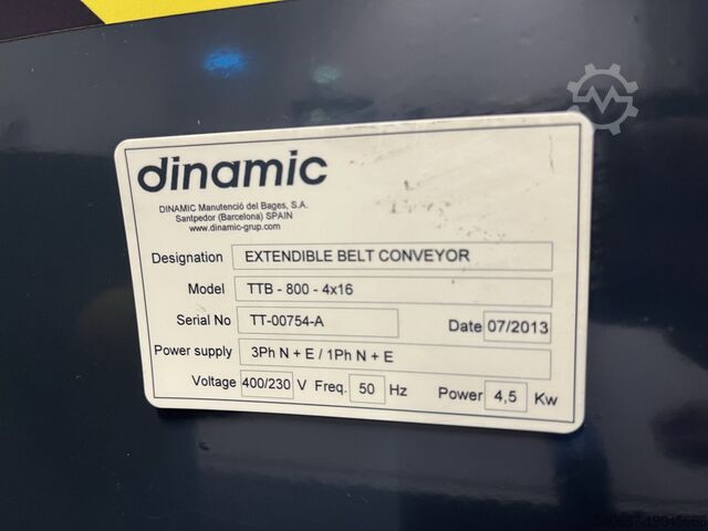 Esteira rolante DINAMIC TTB-800-4x16