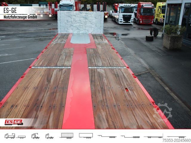 Werkplatform oplegger FAYMONVILLE MAX410 Ballastauflieger