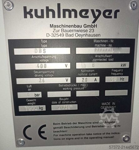 Szlifierka taśmowa podwójna Kohlmeyer DBS 3000