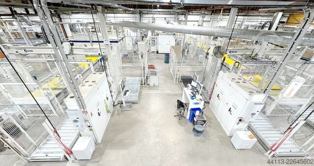 LINEA DE TALADRO AUTOMATICO + Splitting MORBIDELLI + MAHROS + CELASCHI (SCM) PowerFlex + Brush + SPL