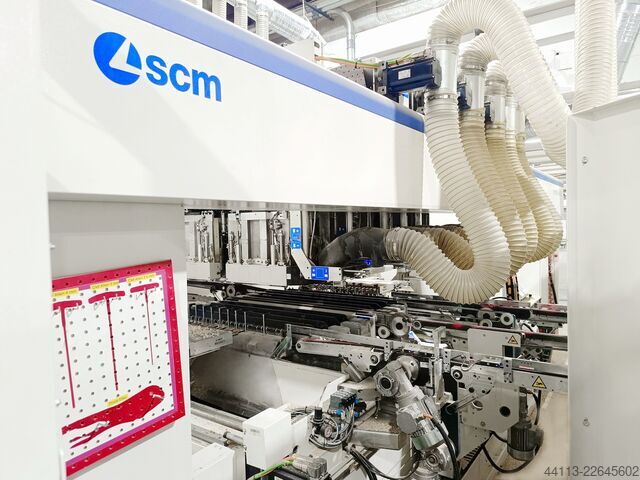 LINEA DE TALADRO AUTOMATICO + Splitting MORBIDELLI + MAHROS + CELASCHI (SCM) PowerFlex + Brush + SPL