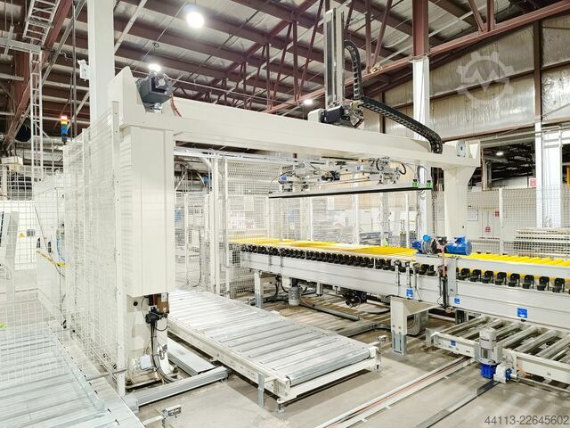 LINEA DE TALADRO AUTOMATICO + Splitting MORBIDELLI + MAHROS + CELASCHI (SCM) PowerFlex + Brush + SPL