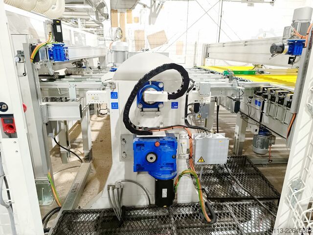 LINEA DE TALADRO AUTOMATICO + Splitting MORBIDELLI + MAHROS + CELASCHI (SCM) PowerFlex + Brush + SPL