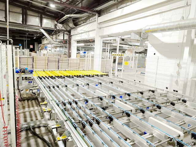 LINEA DE TALADRO AUTOMATICO + Splitting MORBIDELLI + MAHROS + CELASCHI (SCM) PowerFlex + Brush + SPL