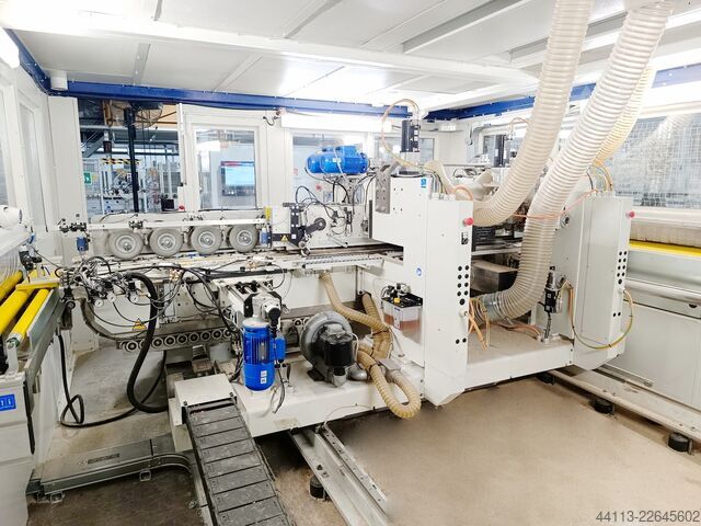 LINEA DE TALADRO AUTOMATICO + Splitting MORBIDELLI + MAHROS + CELASCHI (SCM) PowerFlex + Brush + SPL