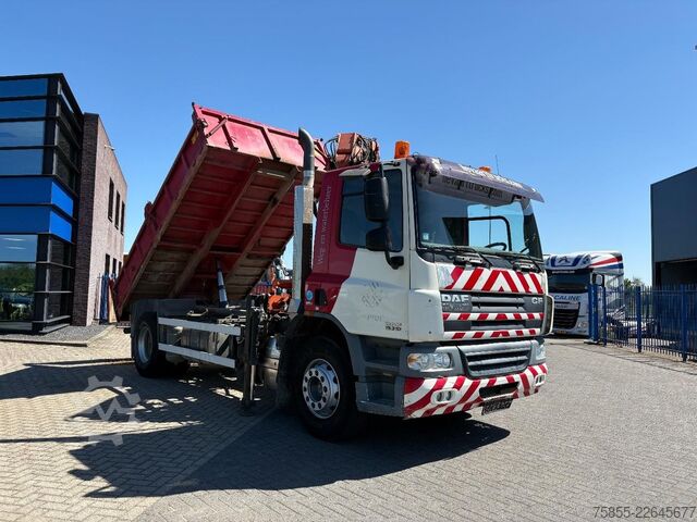 Sklápěč s jeřábem DAF CF75.310 Tipper / Crane / Manual / Euro 5 / 100...