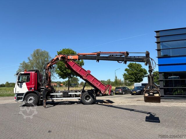 Sklápěč s jeřábem DAF CF75.310 Tipper / Crane / Manual / Euro 5 / 100...