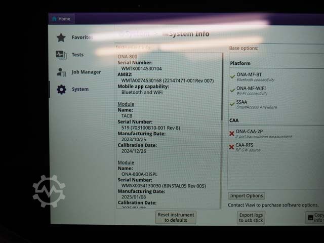 Analizator sieci Viavi OneAdvisor 800