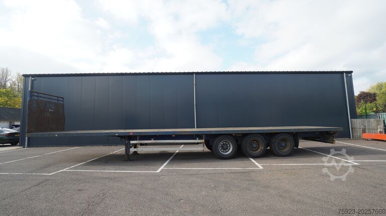 Zwiastun platformy Groenewegen 3 AXLE FLATBED TRAILER