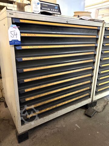 Dílenská zásuvková skříň s obsahem KIND Workshop drawer cabinet with contents