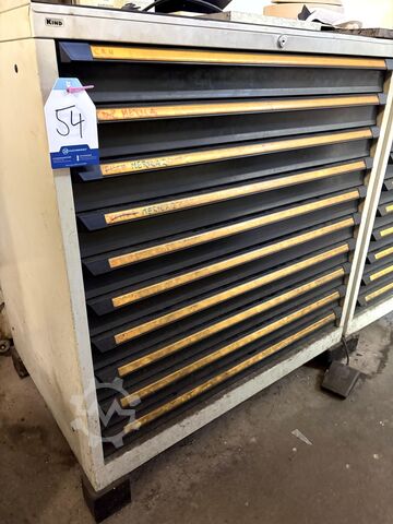 Dílenská zásuvková skříň s obsahem KIND Workshop drawer cabinet with contents