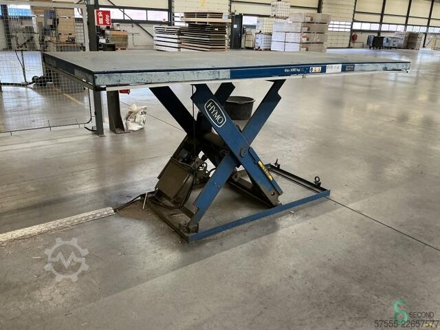 Plataforma elevatória tipo tesoura HYMO X30-11, ano 1977 HYMO 