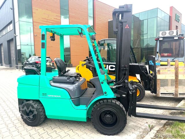 4-hjulig gaffeltruck Mitsubishi FD35NT /Diesel/Only 6012 hours/New Price