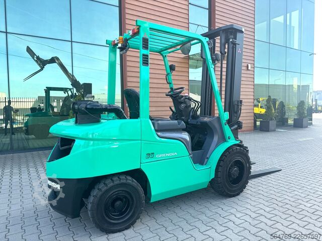4-hjulig gaffeltruck Mitsubishi FD35NT /Diesel/Only 6012 hours/New Price