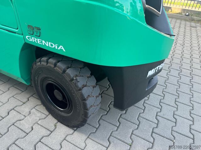 4-hjulig gaffeltruck Mitsubishi FD35NT /Diesel/Only 6012 hours/New Price
