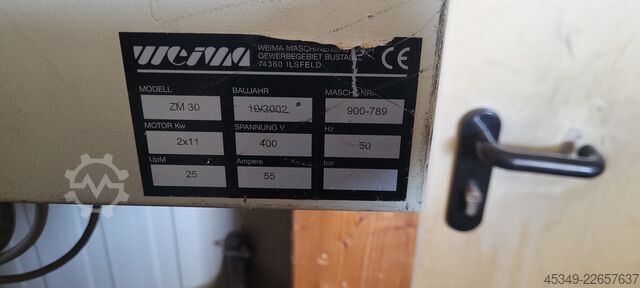 Drobilica sa dvostrukom osovinom / Godina proizvodnje 2002 WEIMA ZM 30