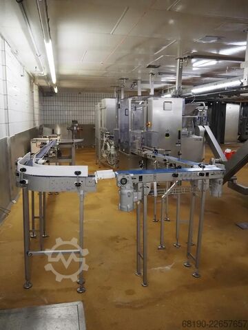 Burklinje (upp till 2000 burkar/tim) Handtmann / Stiller VF830+Verbufa+STA2000