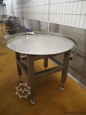 Linha de enlatamento (até 2000 latas/h) Handtmann / Stiller VF830+Verbufa+STA2000