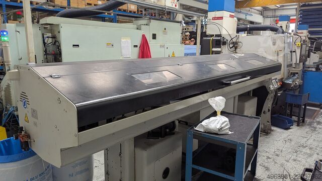 Torno CNC com alimentador de barras OKUMA L300-MW