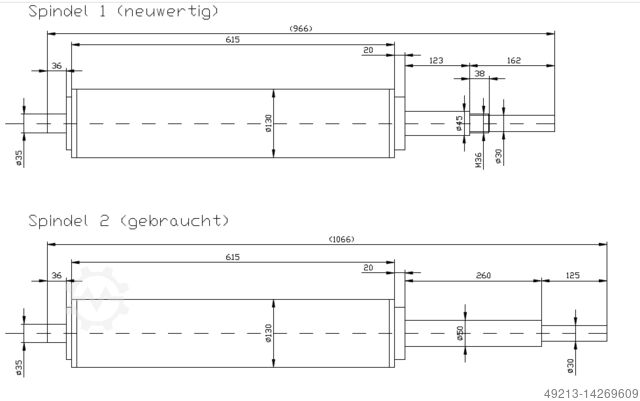 Tool spindle GF swiss