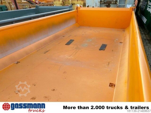 Conteneur à benne amovible  Abrollcontainer mit Klappe ca. 11m³, überfahrbar