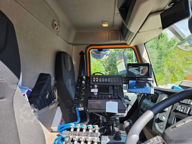 Gatusopmaskin DAF XB 210 Kehrmaschine wie neu Brock VS4 Kehraufbau