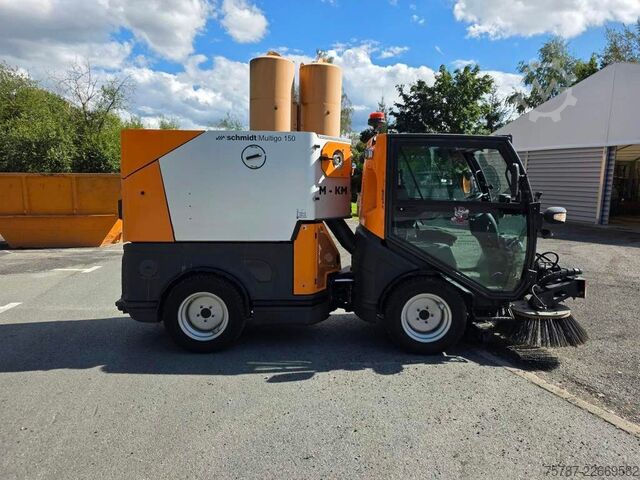 Gatusopmaskin SCHMIDT Schmidt Aebi Flexigo150,Besen,Streuaufbau,Schild