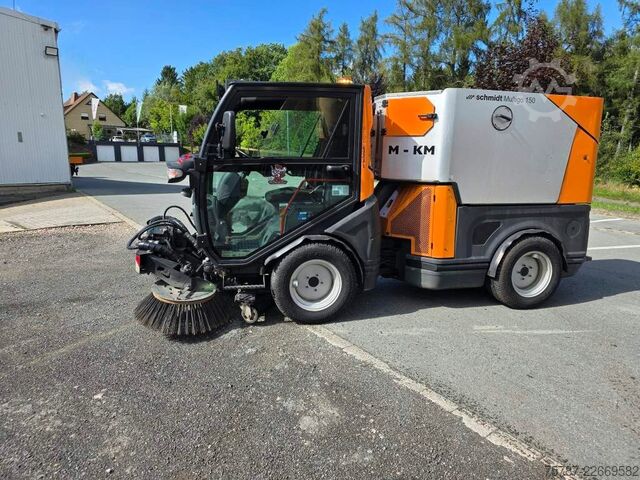 Gatusopmaskin SCHMIDT Schmidt Aebi Flexigo150,Besen,Streuaufbau,Schild