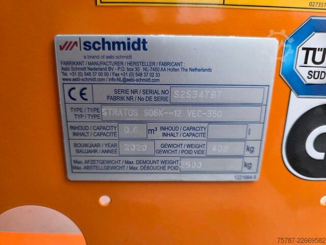 Útseprő gép SCHMIDT Schmidt Aebi Flexigo150,Besen,Streuaufbau,Schild