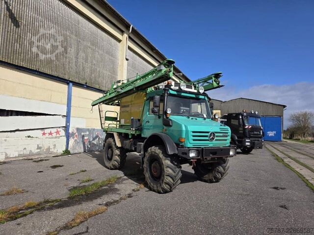 Teherautó alváz UNIMOG U5000 4x4 Chassis, Standklima, 4374/45