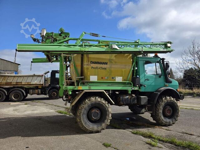 Teherautó alváz UNIMOG U5000 4x4 Chassis, Standklima, 4374/45