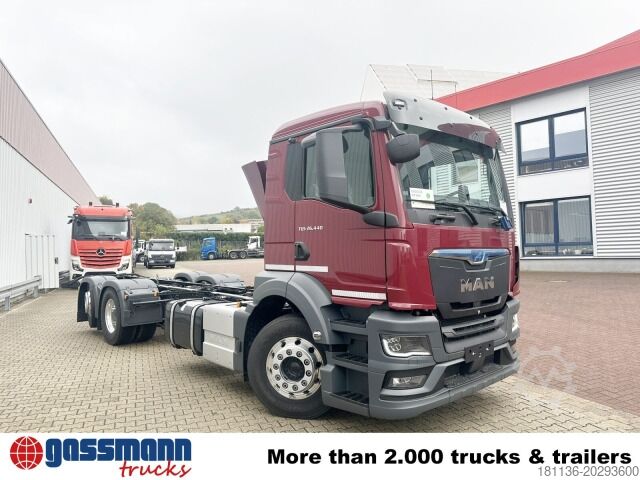 Šasija kamiona MAN TGS 26.440 6x2-4 LL CH, Lenk-/Liftachse, Navi, LED