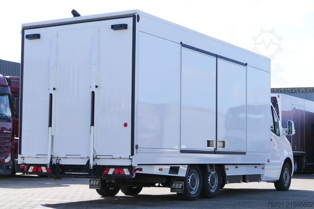 Βαν μεταφοράς αυτοκινήτων ALGEMA MB Autotransporter Moetefindt Funk Seilwinde