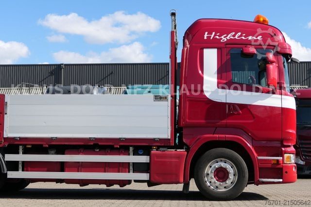 Φορτηγό με επίπεδη καρότσα SCANIA R 490 Pritsche Kran Palfinger Retarder Euro 6