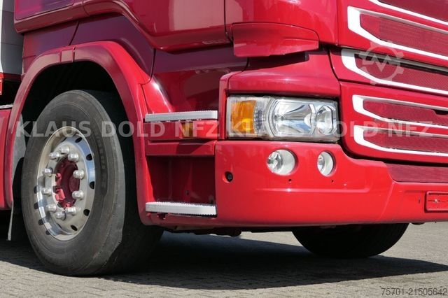 Φορτηγό με επίπεδη καρότσα SCANIA R 490 Pritsche Kran Palfinger Retarder Euro 6
