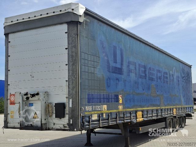 Brandalı açık yarı römork Schmitz Cargobull Curtainsider Mega