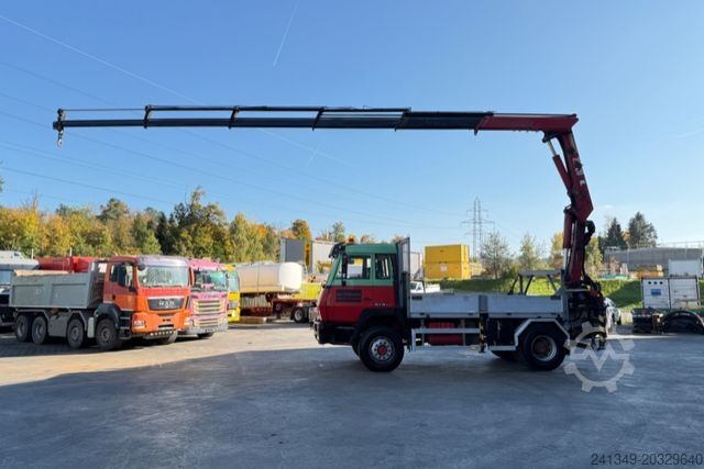 Lastbilsmonterad kran STEYR 19S360 4x4 HMF2230-7