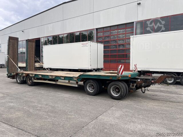 Reboque com plataforma rebaixada Humbaur HTD 409525-4A  4 Achs Tiefladeranhänger