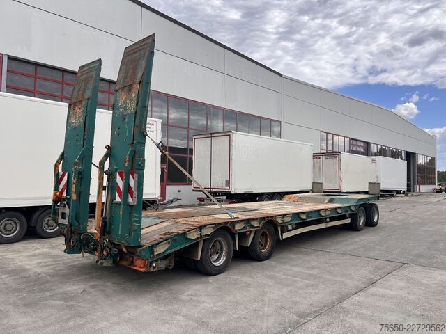 Reboque com plataforma rebaixada Humbaur HTD 409525-4A  4 Achs Tiefladeranhänger
