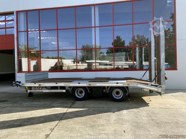 Reboque com plataforma rebaixada Möslein TT 21-6,5  21 t Tandemtieflader, Luftgefedert, NEU