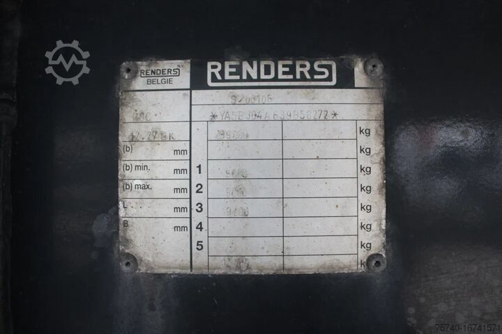 Gekoeld/bevroren transport Renders MEAT + 3x BPW + CARRIER