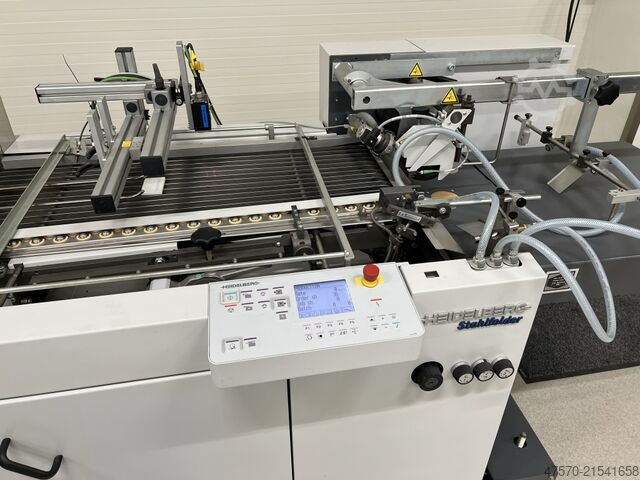 Creasing and folding machine Heidelberg Stahlfolder + Popp Maschinenbau SRT + MWS